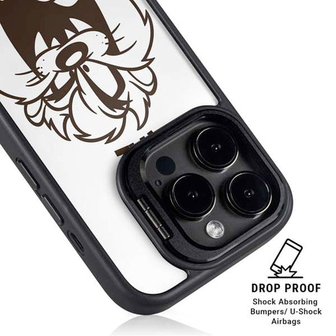 Looney Tunes Taz Big Head iPhone 14 Pro Kickstand Case